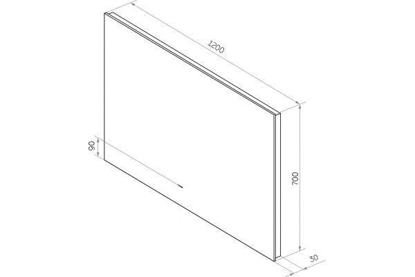 Мебель для ванной DIWO Элиста 120 белый мрамор, с раковиной Moduo 50 Square