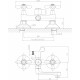 Смеситель для ванны с душем DIWO Сочи SO-04cr