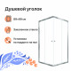 Душевой уголок DIWO Анапа 90х90, профиль хром глянец