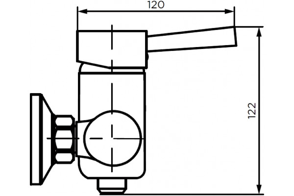 Смеситель для душа DIWO Казань DW-KAZ-20-000