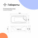 Акриловая ванна DIWO Самара 165x70 см, с ножками