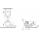 Комплект Унитаз подвесной VitrA Shift 7742B003-0075 белая глянцевая + Крышка 91-003-009 с микролифтом, петли хром + Инсталляция DIWO + Кнопка 7310 белая