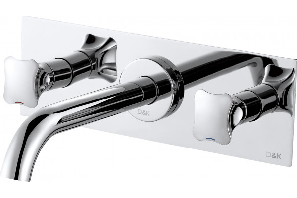 Смеситель для раковины D&K Hessen Grimm DA1384401 С ВНУТРЕННЕЙ ЧАСТЬЮ
