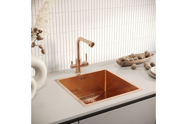 Смеситель для кухни Domaci Равенна DCB 3003N медь
