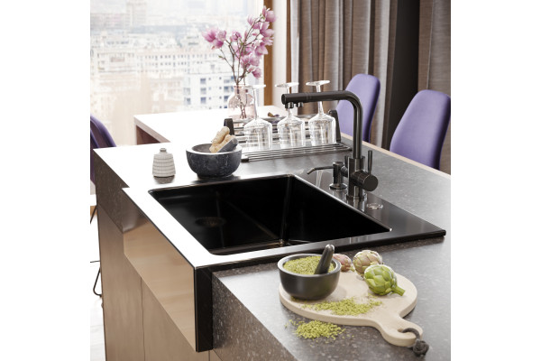 Смеситель для кухни Domaci Равенна DCB 3003N черный