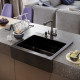 Смеситель для кухни Domaci Равенна DCB 3003N черный