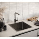 Смеситель для кухни Domaci Равенна DCB 7015 черный