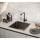 Смеситель для кухни Domaci Равенна DCB 7015 черный