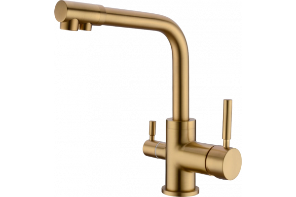 Смеситель для кухни Domaci Равенна DCB 3003 золото