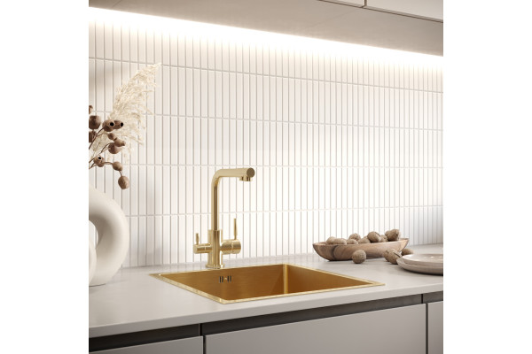 Смеситель для кухни Domaci Равенна DCB 3003 золото