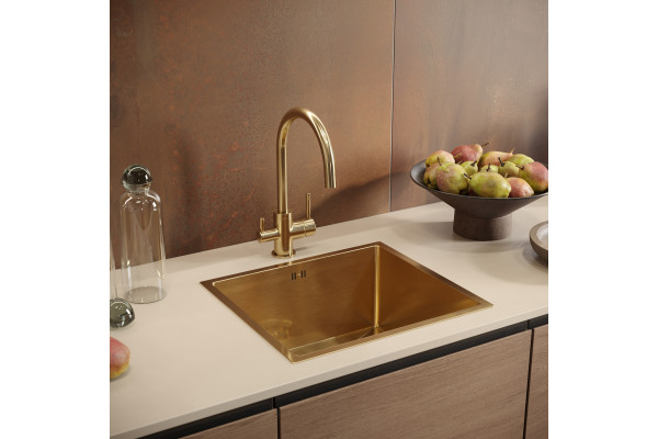 Смеситель для кухни Domaci Равенна DCB 3007 золото