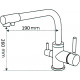 Смеситель для кухни Domaci Солерно DC-3003 морион
