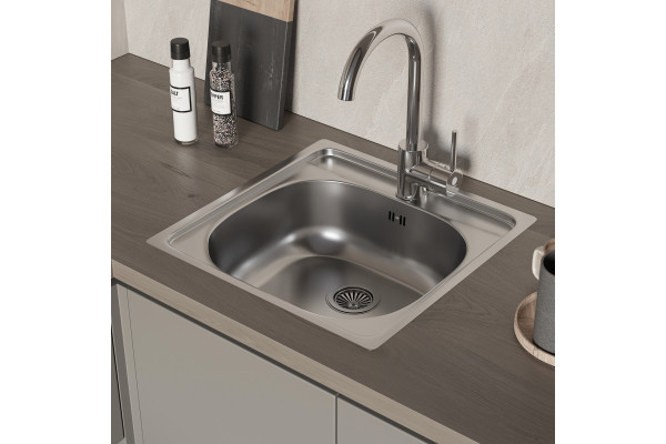 Смеситель для кухни Domaci Равенна KS-01cr хром
