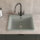 Смеситель для кухни Domaci Равенна DCB 3007 черный металлик