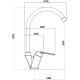 Смеситель для кухни Domaci Равенна SM-01cr хром