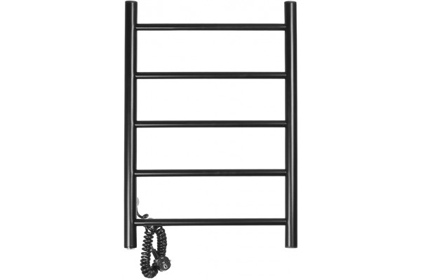 Полотенцесушитель электрический Domoterm Аврора DMT 109-5 50x71, черный, L