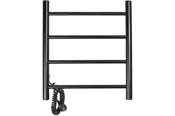 Полотенцесушитель электрический Domoterm Классик DMT 109-4 50x50, черный, L