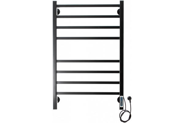 Полотенцесушитель электрический Domoterm Квадро DMT П8 50x80, черный, R