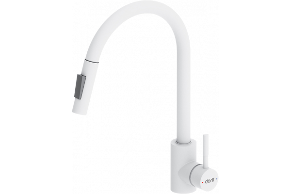Смеситель для кухни Dorff Logic D3007533 белый