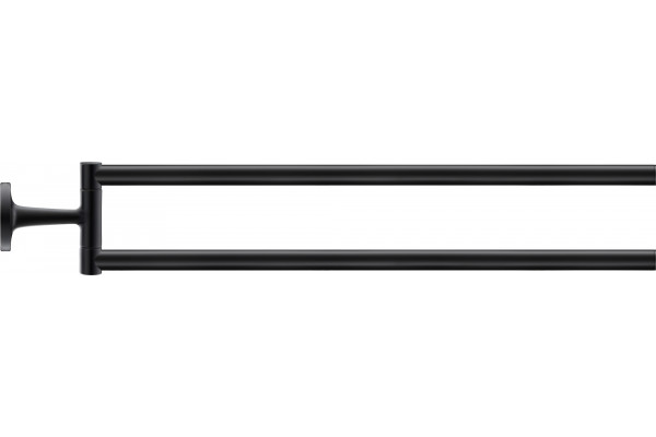 Полотенцедержатель Duravit Starck T 0099414600 черный, двойной