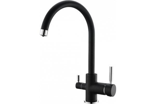 Смеситель для кухни Emar Quartz 3007.12 Оникс