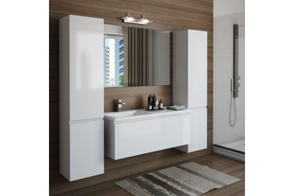 Мебель для ванной Эстет Dallas Luxe 110 подвесная, 1 ящик, L