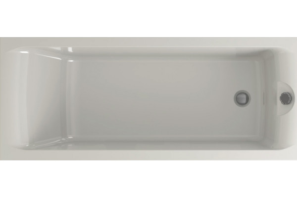 Акриловая ванна EUROLUX Qwatry 170x70 см, с ножками