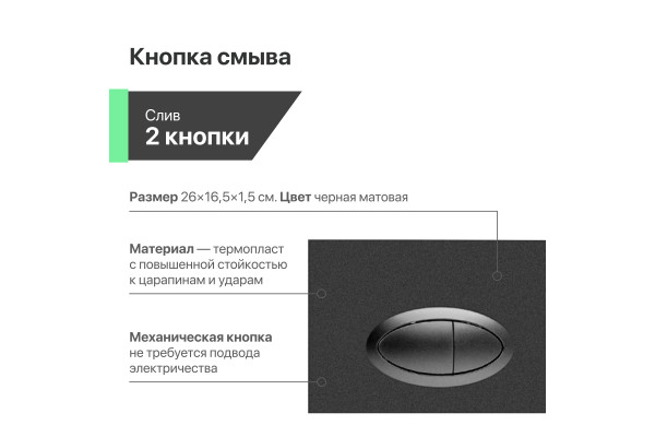 Комплект  Унитаз подвесной IDDIS Blanco BLARDSEi25 безободковый, с микролифтом + Система инсталляции для унитазов EWRIKA ProLT 0026-2020 + Кнопка смыв