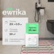 Комплект теплого пола EWRIKA MAT EWR 150-10 с терморегулятором ТЕП7026 белым, механическим