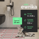 Теплый пол EWRIKA MAT EWR 150-0,5 самоклеящийся