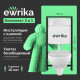 Комплект Унитаз подвесной DIWO Анапа безободковый + Крышка 803-003-709 термопласт, с микролифтом + Инсталляция EWRIKA ProLT 0026-2020 + Кнопка 0042 белая