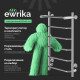 Полотенцесушитель электрический EWRIKA Сафо FT, 80х40, с полкой, хром