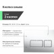 Комплект  Унитаз подвесной IDDIS Blanco BLARDSEi25 безободковый, с микролифтом + Система инсталляции для унитазов EWRIKA ProLT 0026-2020 + Кнопка смыв