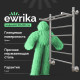 Полотенцесушитель водяной EWRIKA Сафо FP 80х50, хром, с полкой, лесенка