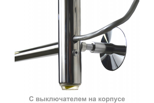 Полотенцесушитель электрический EWRIKA Сафо Eco R, 60х40, с кнопкой, хром