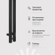 Полотенцесушитель электрический EWRIKA Пенелопа P2, 120х11, черный