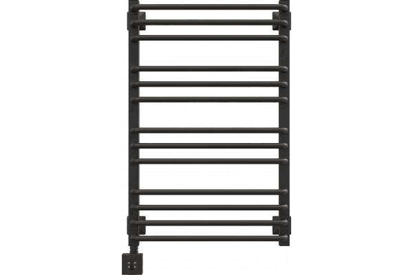 Полотенцесушитель электрический EWRIKA Кассандра Pd 80x50 L, черный матовый