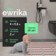 Теплый пол EWRIKA MAT EWR 150-2 самоклеящийся, под плитку, под паркетную доску, под керамогранит
