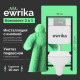 Комплект Унитаз подвесной STWORKI Дублин SETK3504-0605-001-1-6000 с микролифтом + Инсталляция EWRIKA ProLT 0026-2020 + Кнопка 0050 хром матовый