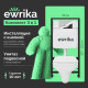 Комплект Унитаз подвесной STWORKI Дублин SETK3504-0605-001-1-6000 с микролифтом + Инсталляция EWRIKA ProLT 0026-2020 + Кнопка 0051 хром