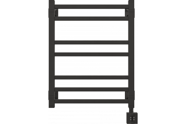 Полотенцесушитель электрический EWRIKA Кассандра Pg 60x50 R, черный матовый