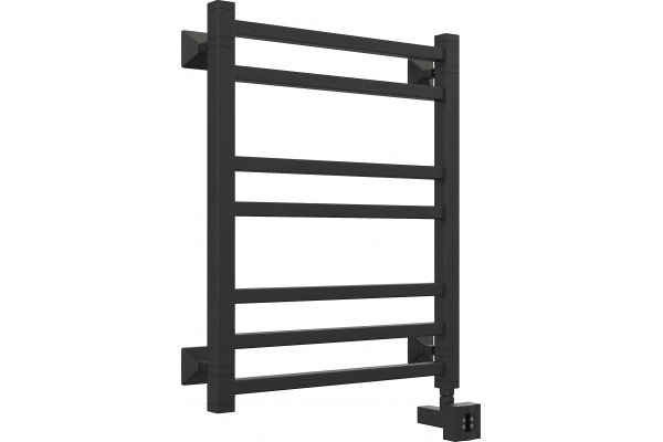 Полотенцесушитель электрический EWRIKA Кассандра Pg 60x50 R, черный матовый