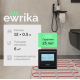 Комплект теплого пола EWRIKA MAT EWR 150-6 с терморегулятором ТЕП51Ч черным, электронным