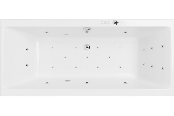 Акриловая ванна Excellent Pryzmat WAEX.PRY20.ULTRA 200x90 см, со сливом-переливом