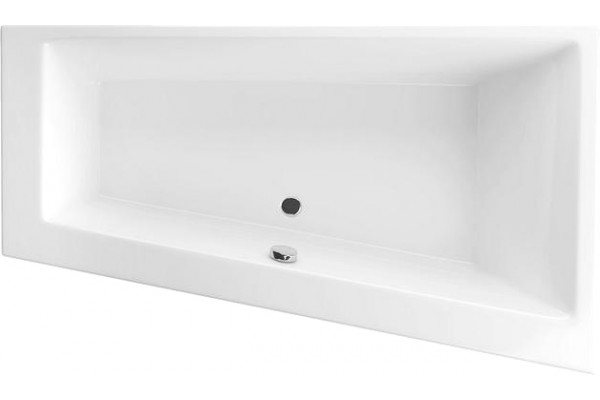 Акриловая ванна Excellent Sfera Slim R 170x100 см, угловая, с каркасом, асимметричная