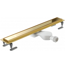 Душевой трап (лоток) Excellent Stilio Gold INEX.1515.900.R.GL 90 см, с декоративной решеткой