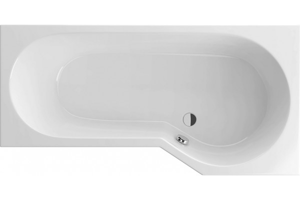 Акриловая ванна Excellent Be Spot R 160x80 см, угловая, с каркасом, асимметричная