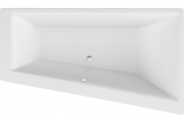 Акриловая ванна Excellent Sfera R 170x100 см, угловая, с каркасом, асимметричная