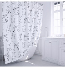 Штора для ванной Fixsen Teddy Wash FX-1505 180x200
