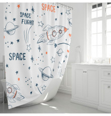 Штора для ванной Fixsen 2500 Space FX-2508 180x200